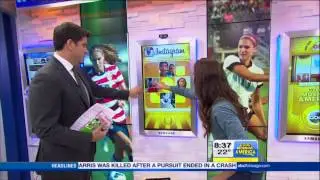 Alex Morgan Interview on Good Morning America | LIVE 3-24-14