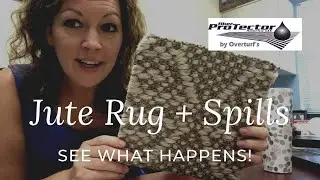 Spills can&rsquo;t touch this! Check out how we keep this Jute rug from getting destroyed!