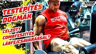Testépítés dogmák | Célzott combfeszítés lábfejcsavarással?