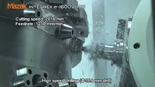 INTEGREX e 1600V 10S   Jet engine casing  machining