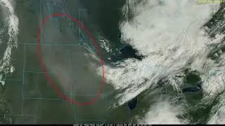 GOES- East True-Color Imagery for the Lake Superior Region of Wildfire Smoke