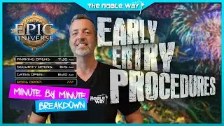 Epic Universe New Early Entry Procedures! What You Need To Know! Universal Orlando Resort