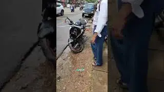 ktm duke 390 accident 😢🤕 in kerala #ktm #ktm duke 390 #kerala rider's 💔💔💔 #ride safe