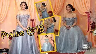 HOW TO MAKE A DEBUT GOWN WITHOUT USING PATTERN|EASY SEWING TUTORIAL