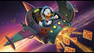 Donald Duck's Cosmic Delivery Adventure