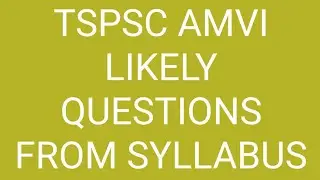 TSPSC AMVI AUTOMOBILE ENGINEERING LIKELY QUESTIONS ON MOTOR TRANSPORT ORGANISATION