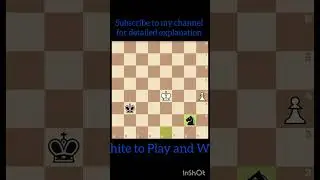 Chess Knight Pawn End Game @TactIQChessSchool