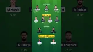RCB VS LSG | Best Mini GL Team |