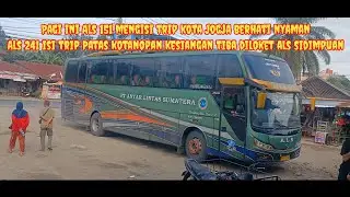 Pagi ini als 151 mengisi patas Jogja# als 241 gantikan patas kotanopan telat masuk #Als 333 ke Bogor