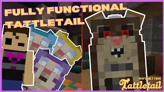 I made a fully functional Tattletail in Minecraft // No Mods