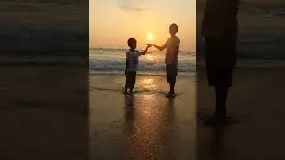 Baga Beach Sunset View #shorts #bagabeach