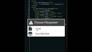 Remote Web Development using DroidEdit