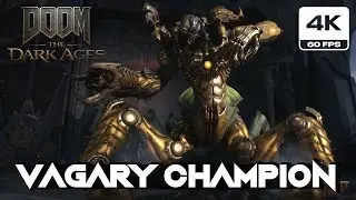 DOOM: The Dark Ages - Vagary Champion Boss Fight (4K 60FPS PC Ultra Nightmare Graphic Settings)