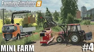 Loading potato pallets w/ Volvo FM 2020  | MINI FARM in Europe | Timelapse #4 | Farming Simulator 19