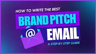 Brand Pitch Email Formula + Sample Template | Pro Influencer Tips