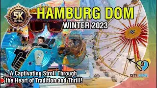 🌟Celebrating Winter Magic🌟 at Hamburg Dom 2023: A Festive Journey Through Lights, Laughter - 5K HDR