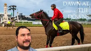 Watching The 2025 Kentucky Derby and Oaks Horses Workout At Dawn At The Downs | Churchill Downs | 4K