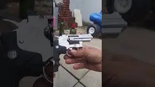 rev&oacute;lver 38 cromado airsoft co2 6mm forte