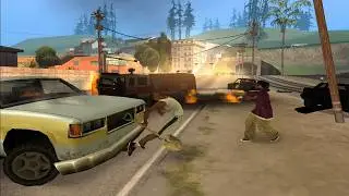Intente ser BUENA PERSONA en GTA pero termino en CAOS con una PALA