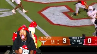 Georgia Fan LIVE Reaction To EARLY 14-3 Lead vs #10 Texas!!