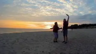 Sunset on Hel beach Poland - timelaps GitUp Git 2