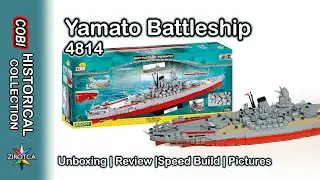 COBI 4814 - Yamato Battleship Review | Speed Build & Unboxing | Historical Collection | WoW | WWII