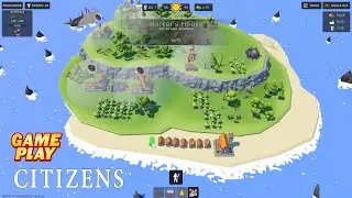 Citizens: Far Lands ★ Gameplay ★ PC Steam [ Free DEMO ] Strategic Building Puzzle game 2022