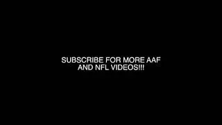 Biggest Football Hits! Week 1. AAF 2019