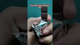 rs 10 Amul Dark Chocolate #amul #darkchocolate #amulchocolate