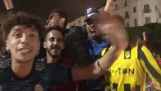 Fans celebrate in Rabat as Morocco wins its first FIFA U20 World Cup.