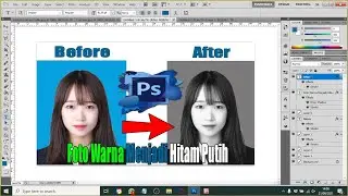 CARA MERUBAH FOTO WARNA MENJADI HITAM PUTIH