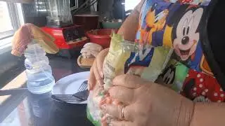 @ Pescado de merluza a la milanesa .