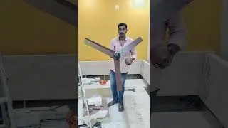 Atomberg Renesa 1200mm BLDC Motor 5 Star | Ceiling fan Installation #electricalelectricianwireman
