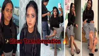 🔥 Professional Makeup Artist Transformation | Glam Look 🔥
