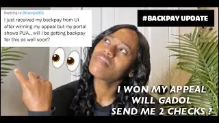I WON MY APPEAL AND I SEE PUA IN MY ACCOUNT..DO I GET TWO CHECKS?|| BACKPAY UPDATE|| GADOL HELP