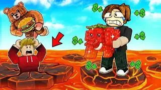 ROBLOX CHOP AND FROSTY ESCAPE WITH BRAINROT BEFORE LAVA RISESS