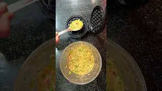 High Protein Egg Waffle 🧇 | Zero Oil Breakfast | Healthy & Weight Loss #eggrecipe #trending #shorts