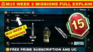 season c3s8 m15 week 2 missions explain BGMI/PUBG 🔥 Month 15 week 2 missions explain BGMI/PUBG