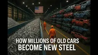 Reborn in Fire How Millions of Old Cars Become New Steel