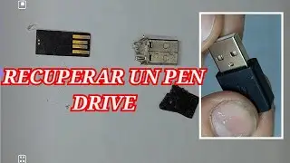 como recuperar un pendrive roto (carcaza da&ntilde;ada) con otro viejo conector