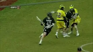 Colgate's Ryan Walsh scores from 2 man game at X