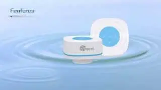 Tmvel Mini Bluetooth Wireless Shower Speaker with Suction Cup
