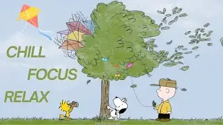 Snoopy Calm Spring Lofi 🎧🎹 | Chill, Focus & Relax