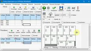 Cutting Optimization pro 5 - Deutsche Version.