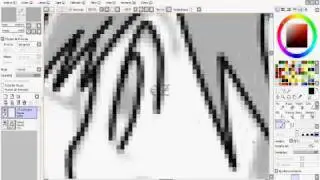 [&euro;ZMF] Delineando con el Paint Tool Sai - Red Pok&eacute;mon Manga.wmv