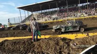 Alexandria, MN. Fullsize modified Demolition Derby.  October 2nd, 2021