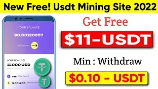 Usdt Mining : Free Usdt Mining Site 2022। Free Earning Way। Without Investment