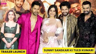 UNCUT: Full Trailer Launch Event of Sunny Sanskari Ki Tulsi Kumar - Janhvi, Varun, Sanya, and Others