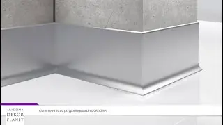 ALUMINIOWA LISTWA PRZYPODŁOGOWA LP80 CREATIVA