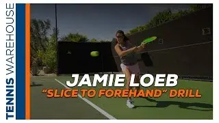 Improve Your Tennis: TeamTW's Jamie Loeb Teaches us the Slice to Forehand Drill 🔥